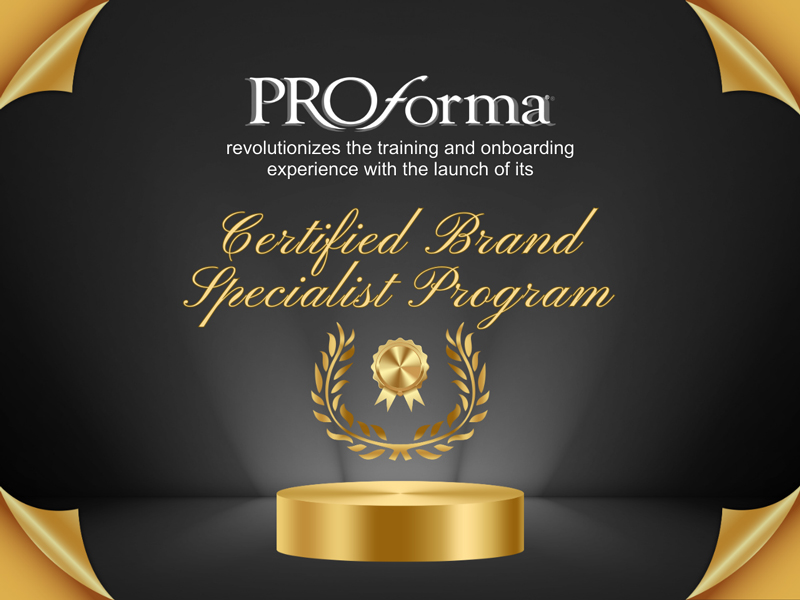 Proforma Unveils Certified Brand Specialist Program