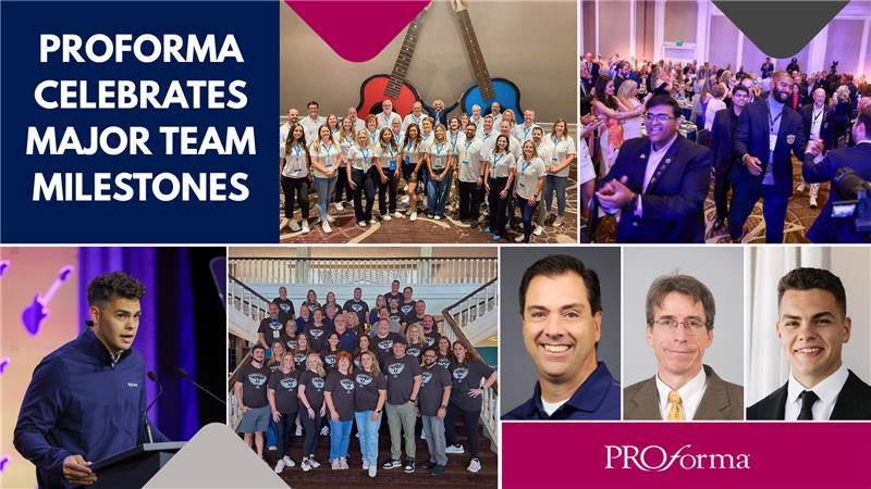 Proforma Celebrates Major Team Milestones 40th Anniversaries, a New Senior Vice President, and a Culture that Sparks Long-Term Loyalty