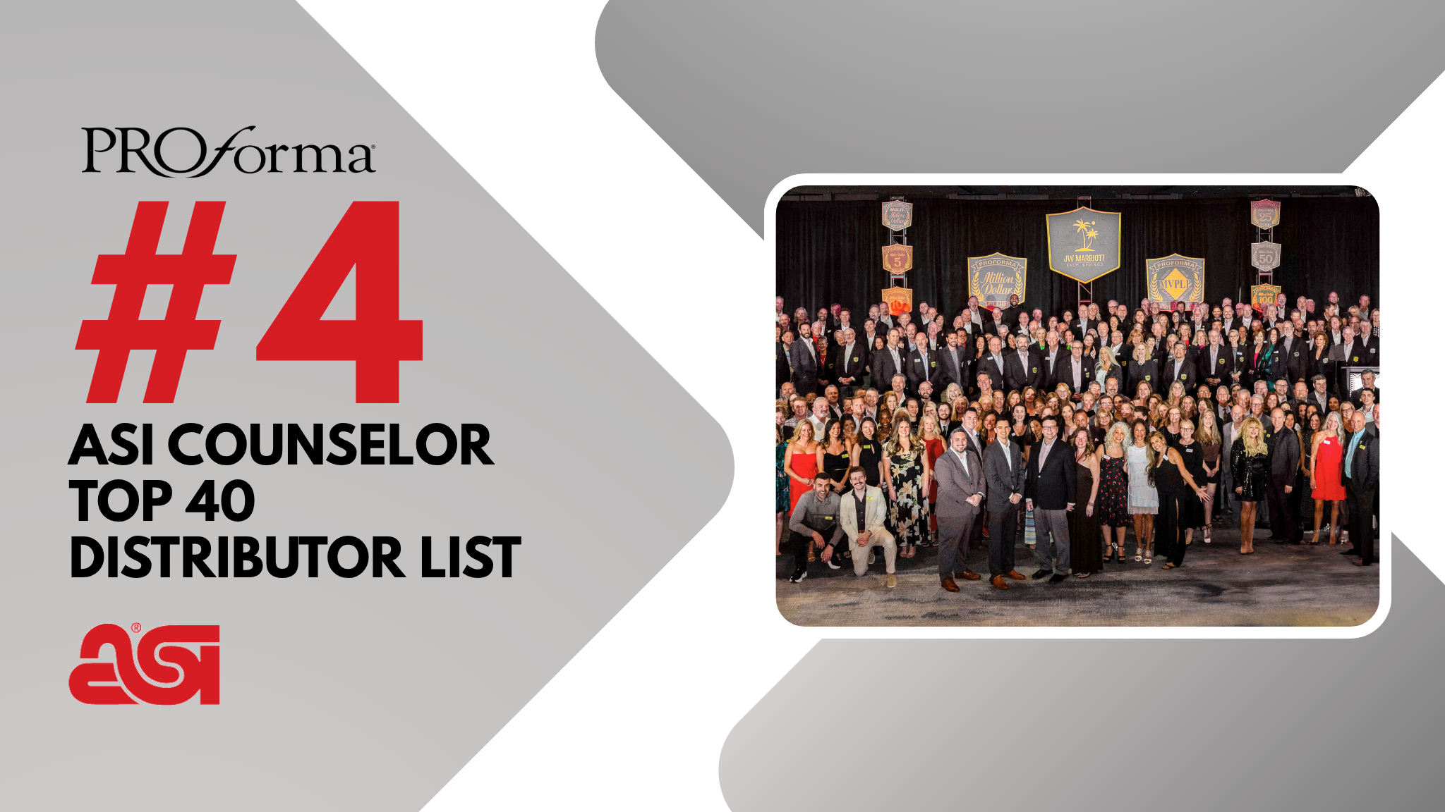Proforma Rises to No. 4 on 2025 ASI Counselor Top 40 Distributor List