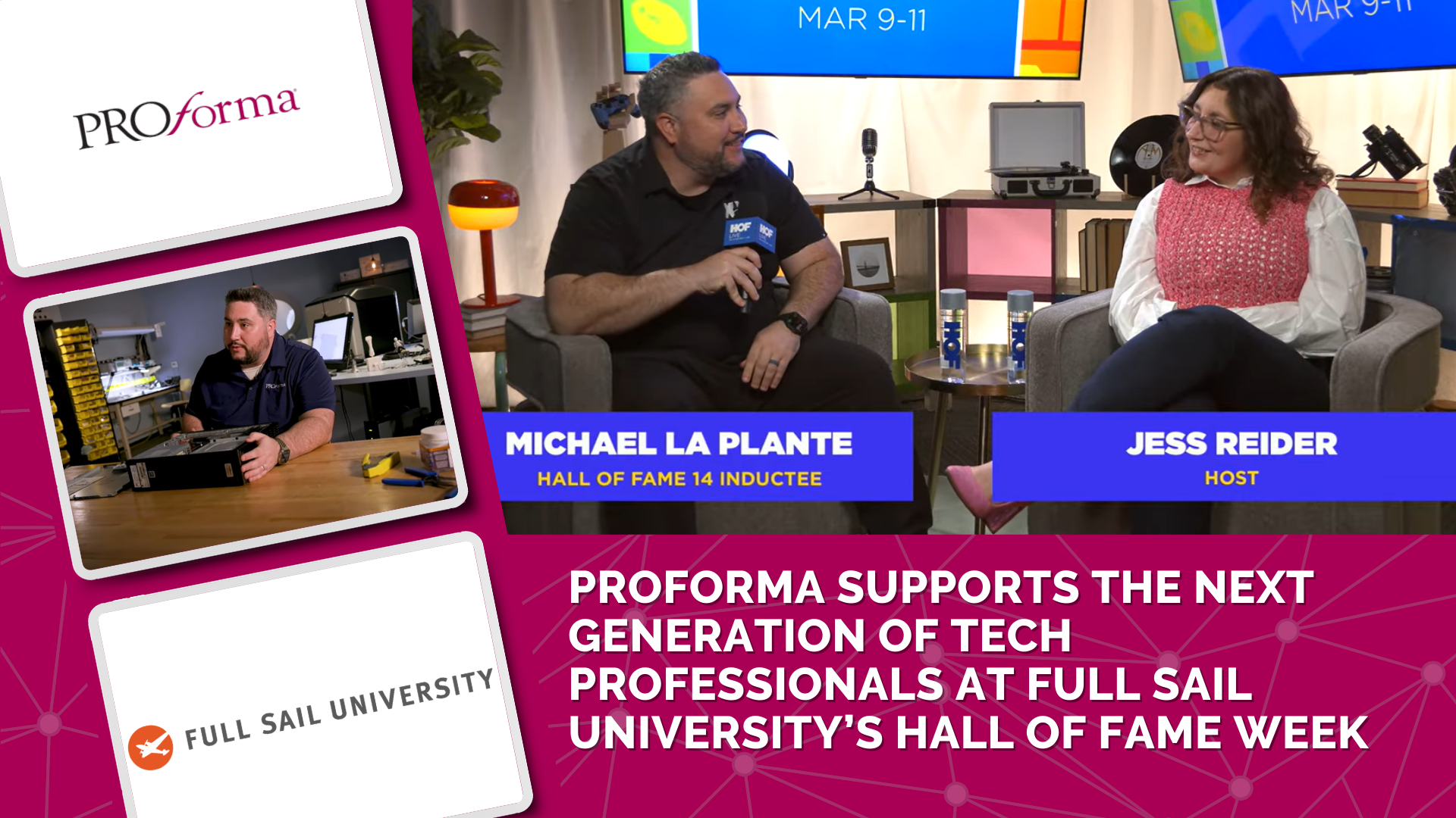 Proforma Supports the Next Generation of Tech Professionals at Full Sail University’s Hall of Fame Week